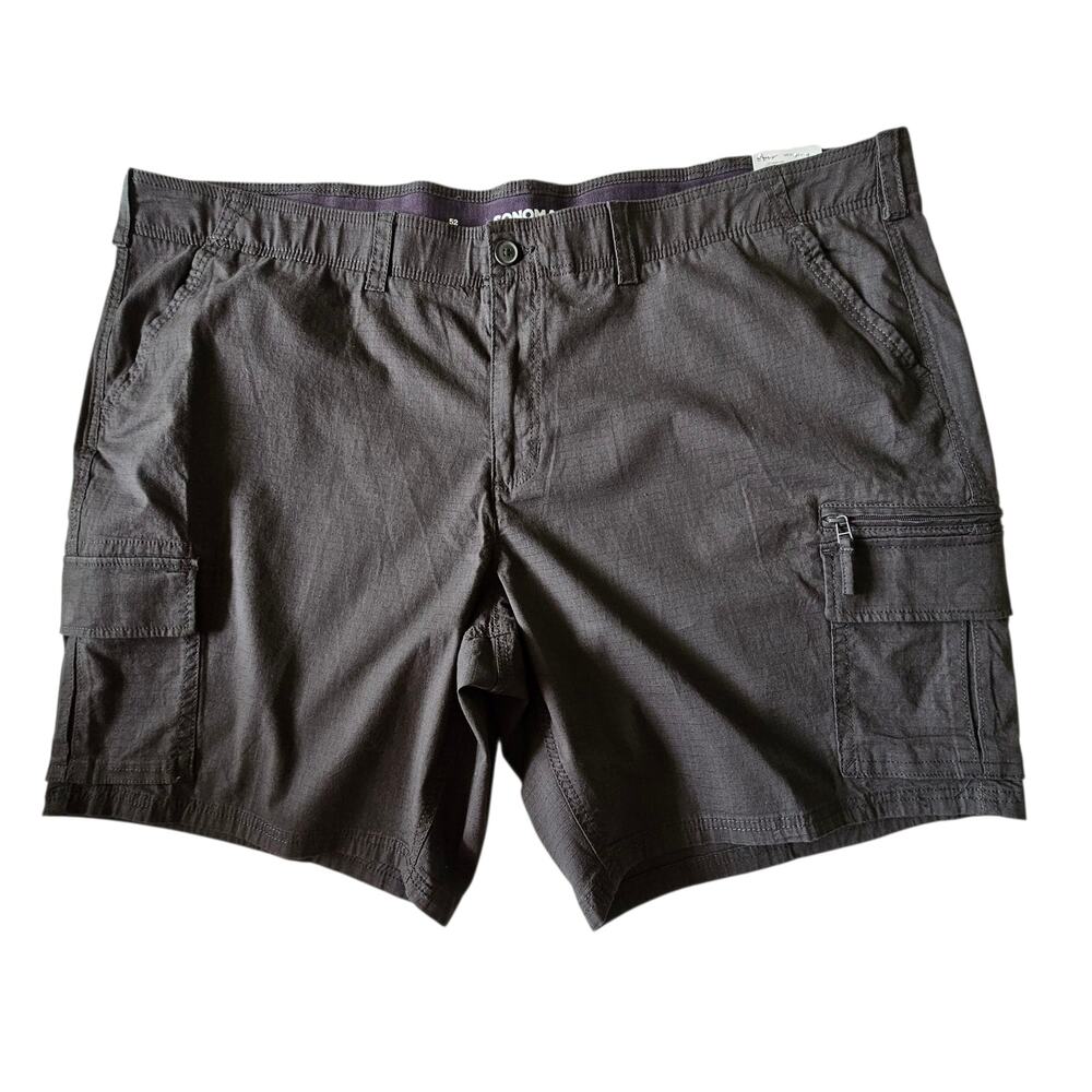 Sonoma Flexwear Ripstop Cargo Shorts 9" Inseam Dark Gray NWT Size 52